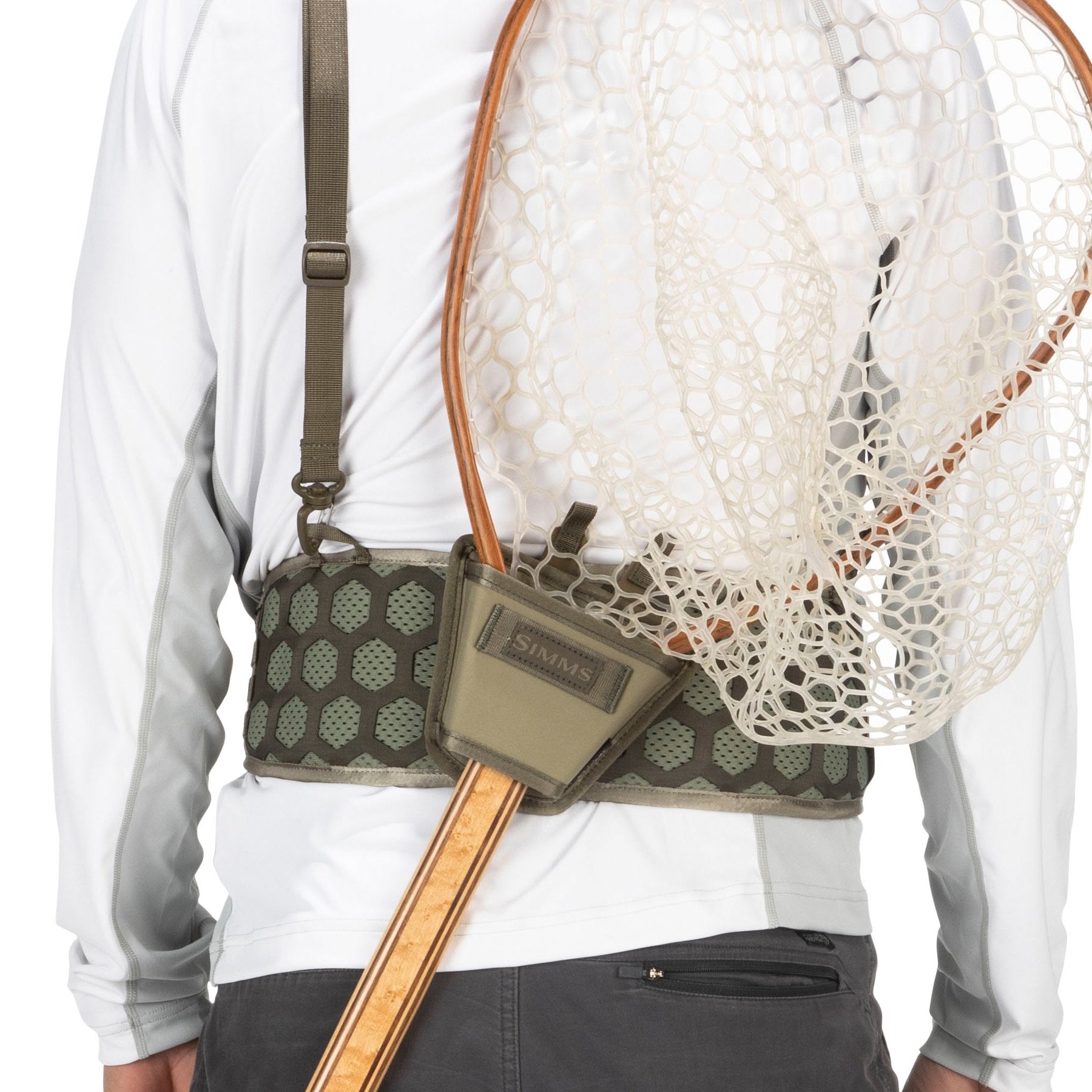 The Simms Flyweight Net Holster easily washable,super durable - The Hook Up  Tackle Sales Shop