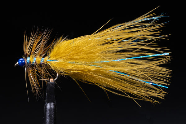 Belinda's Bitch Slap Olive/Blue Fishing Fly | Manic Fly Collection