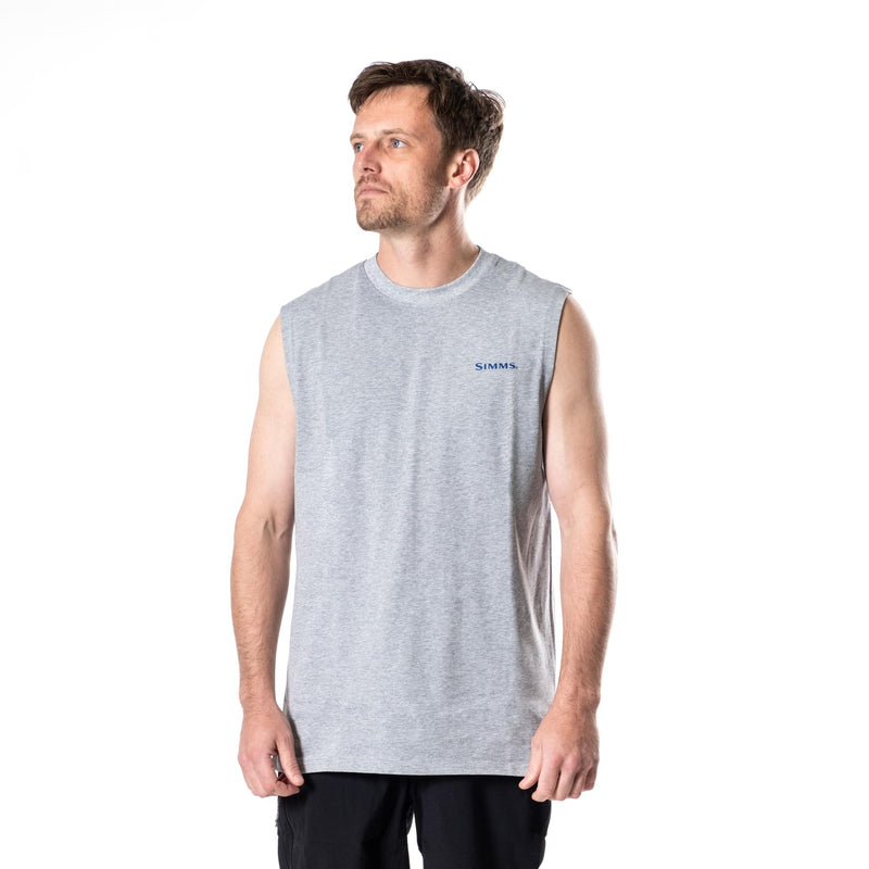 Simms Artist Tank | Blue Marlin Grey Marle