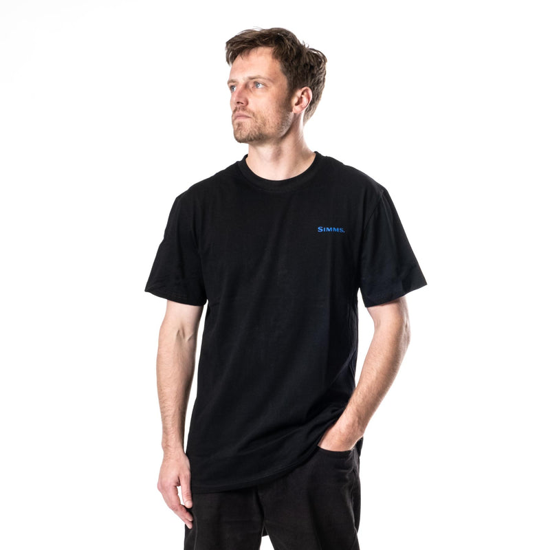 Simms Artist Tee | Blue Marlin Black