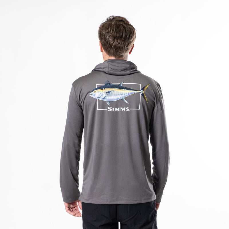 Simms  UPF50 Solar Tech Graphic Hoody | Bluefin Tuna