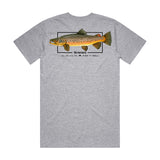 Simms Artist Tee | Brown Trout Grey Marle