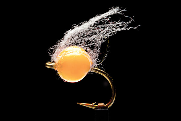 Death Roe Soft Egg Orange Krush Fishing Fly | Manic Fly Collection