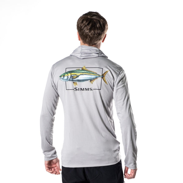 Simms UPF50 Solar Tech Graphic Hoody | Kingfish