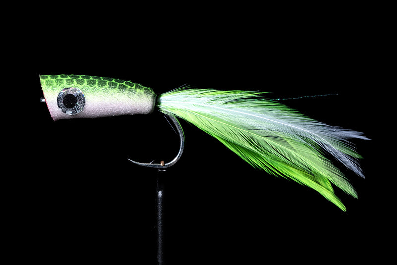 Party Popper Fishing Fly |  Chartreuse