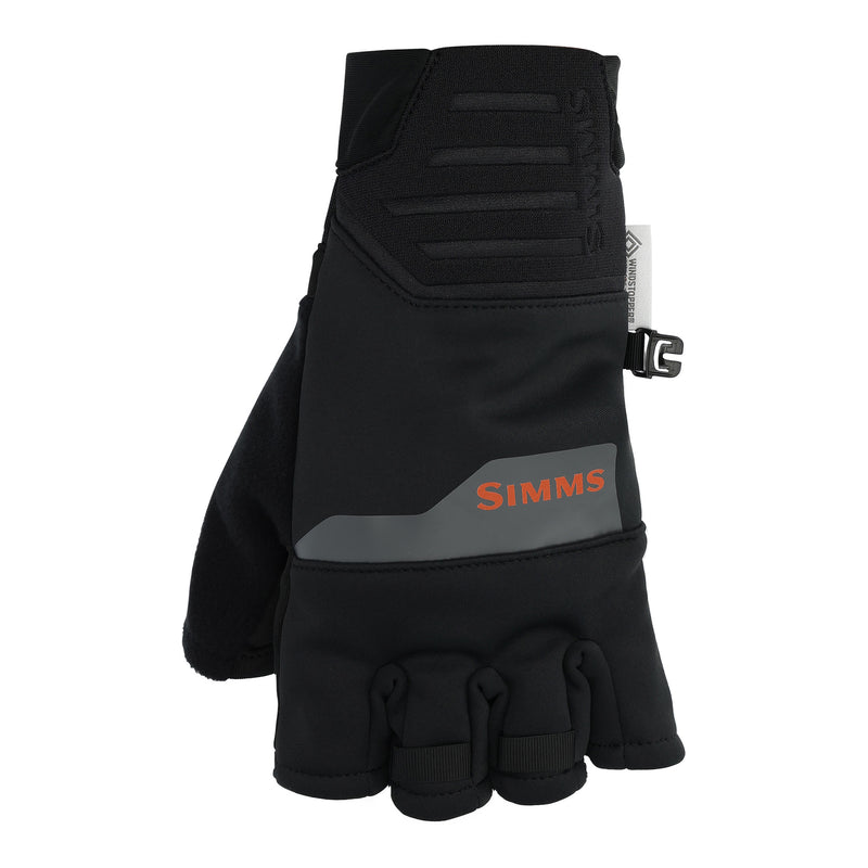 Simms Windstopper Half-Finger Glove | Black