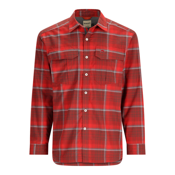 Simms ColdWeather Shirt | Cutty Red Ombre Plaid