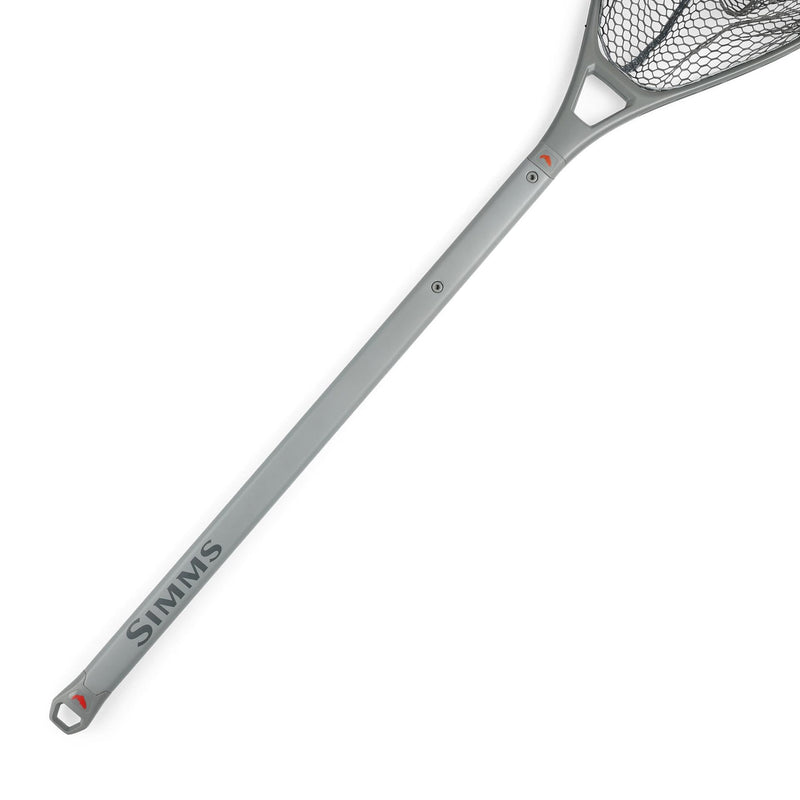 Simms Daymaker Fishing Landing Net - Long Handle | Pewter