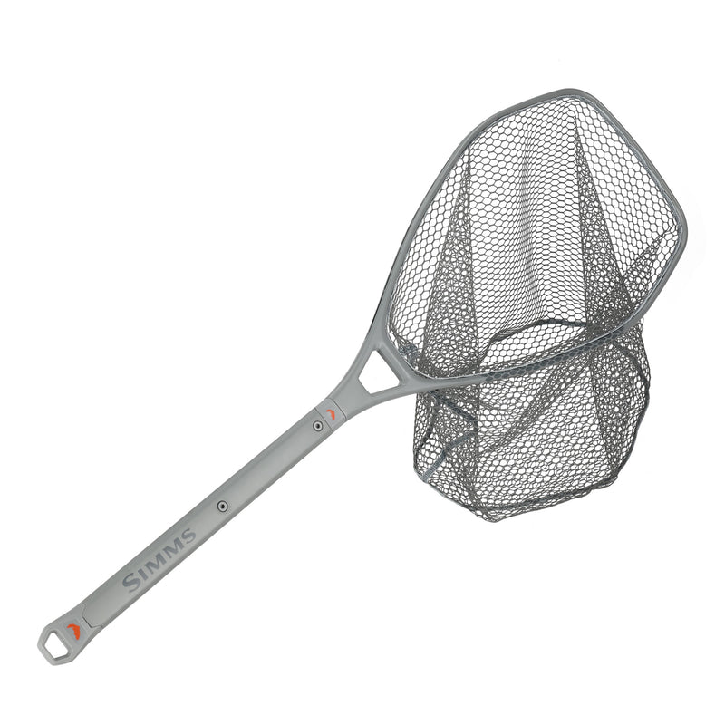 Simms Daymaker Fishing Landing Net - Short Handle | Pewter