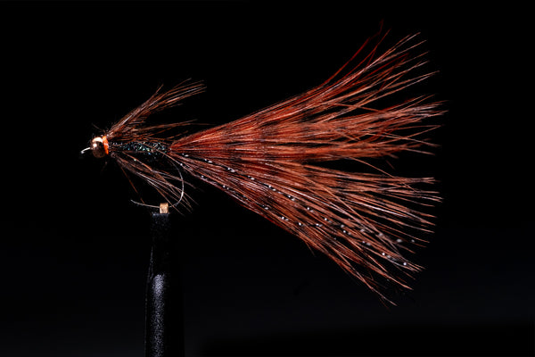 Snowy Bugger Naths Brown Fishing Fly | Manic Fly Collection