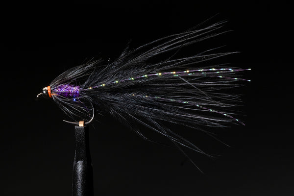 Snowy Bugger Purple Fishing Fly | Manic Fly Collection