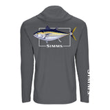 Simms  UPF50 Solar Tech Graphic Hoody | Bluefin Tuna