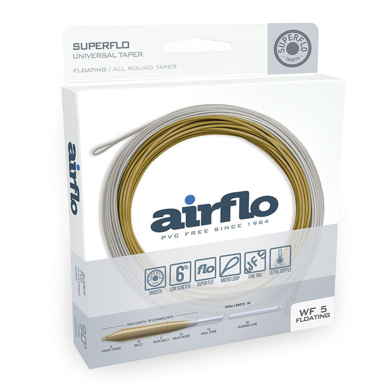 Airflo SuperFlo Universal Taper Fly Fishing Line | Lichen/Driftwood