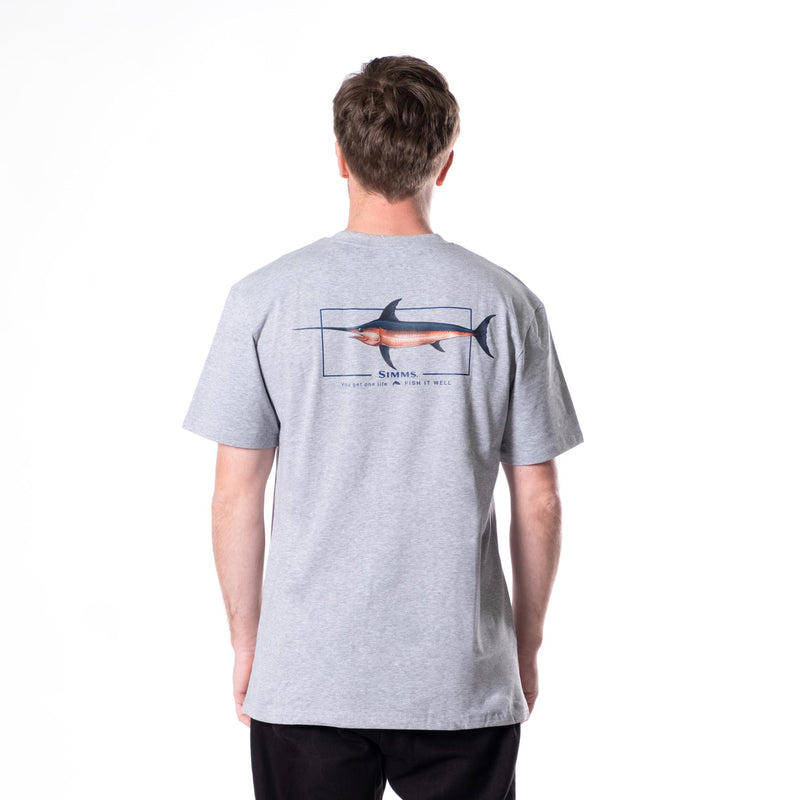 Simms Artist Tee | Swordfish Grey Marle