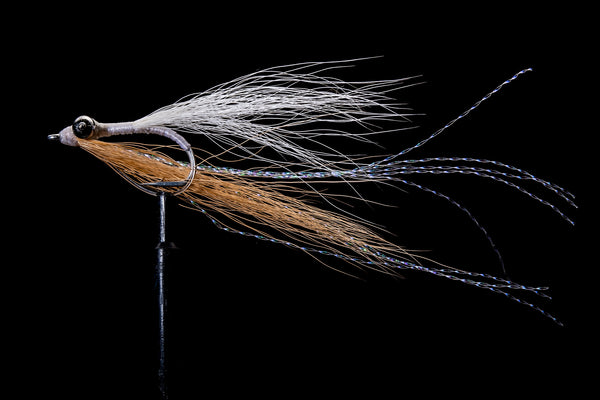 Skinny Water Clouser Tan/White Fishing Fly | Manic Fly Collection