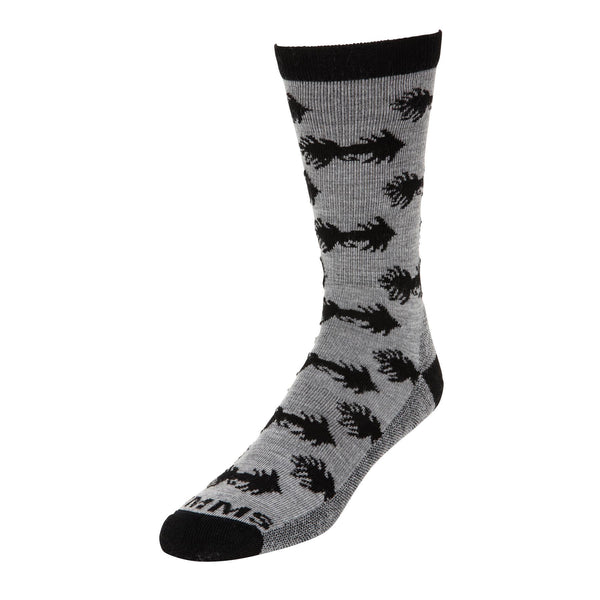 Simms daily sock woolly bugger steel